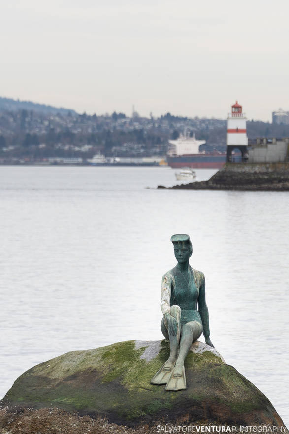 Vancouver, The Girl in a wetsuit, at Stanley Park