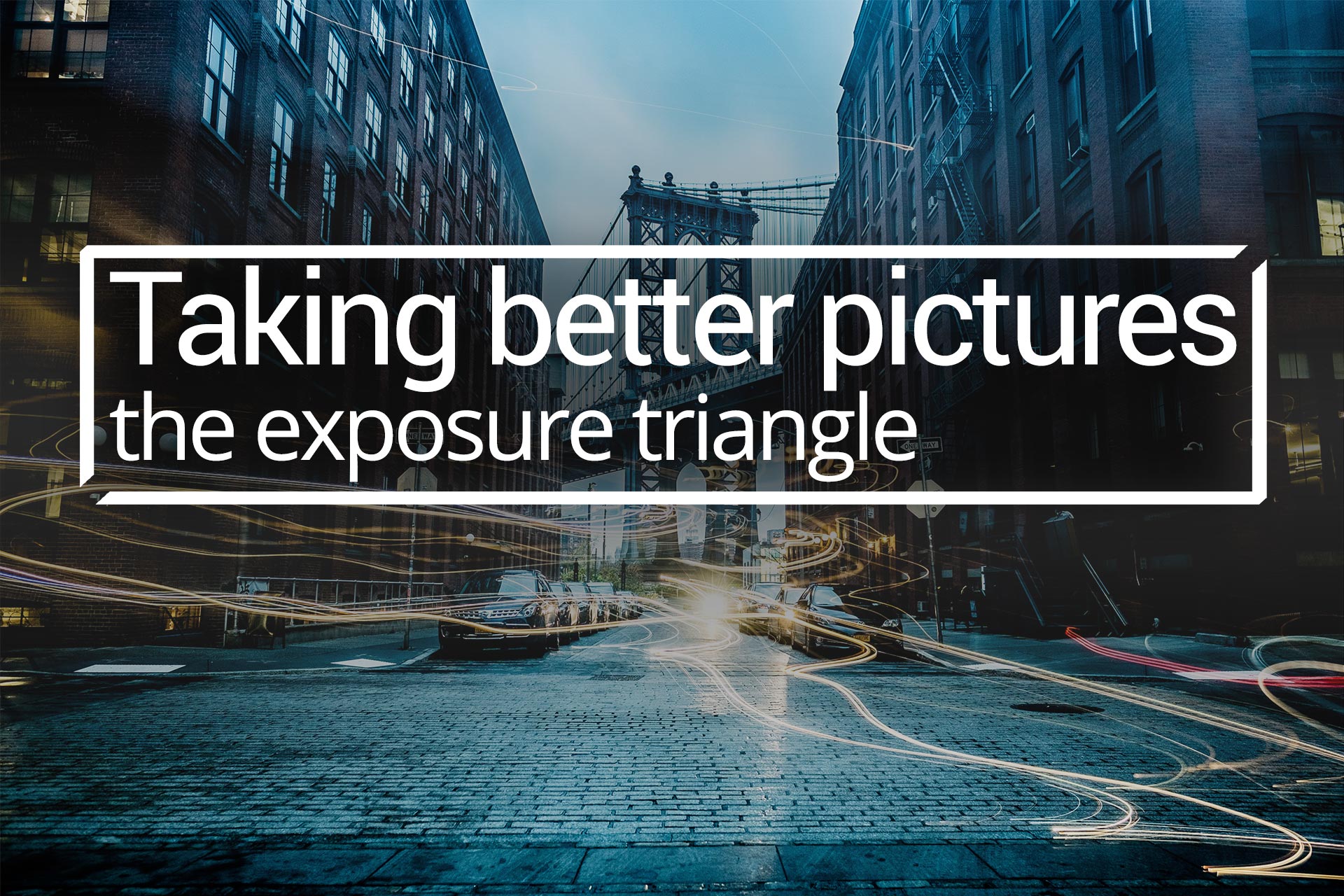 Taking better pictures: the exposure triangle