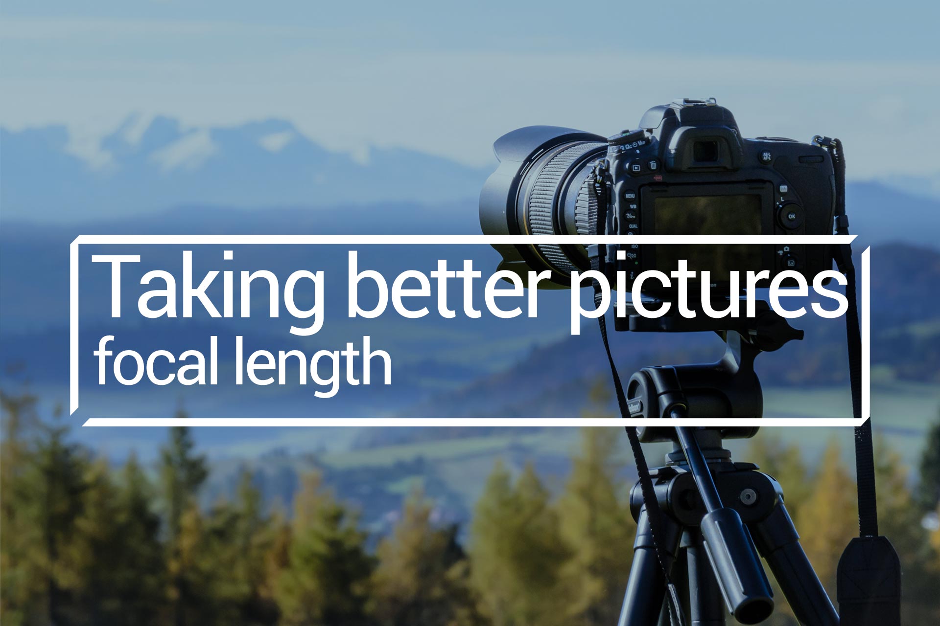 Taking better pictures: focal length